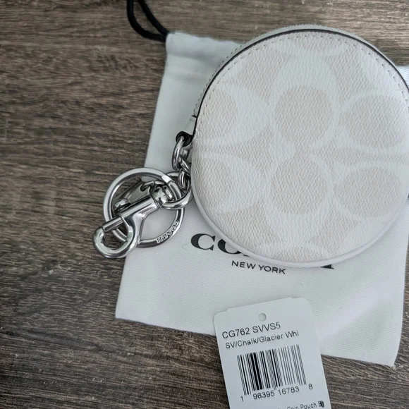 Coach Chalk White Circular Pouch - Picture 3 of 7